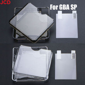 Clear Protective Cover Case Shell Housing For Gameboy Advance SP GBA SP Game Console Crystal Cover Case Screen Protector Film
