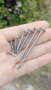 (300g) Vít Tự Khoan Đầu Dù Inox 410 Chống Gỉ Sét Ốc Vít Lắp Đặt Tôn Mái Nhà Xây Dựng