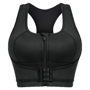 TOAO Sports Bra Shockproof Running Yoga Vest One-piece Fitness Backless Underwear No Steel Ring Youth Women Full Cup Vest