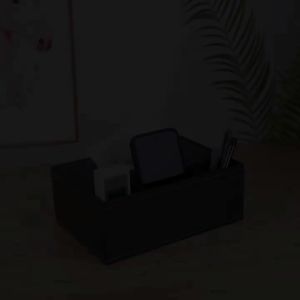Multi-Function Leather Tissue Box