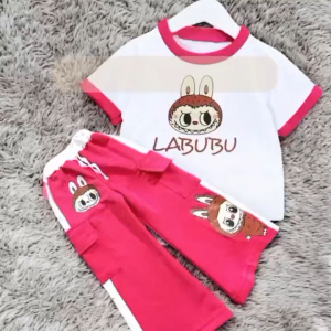 Setelan Anak Viral Labubu Baju Anak Perempuan Terlaris 1-6 Tahun