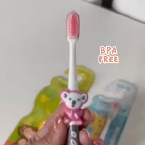 Child Care Toddler and Kid Toothbrush (Assorted Color) (1-4 years) (BPA FREE)