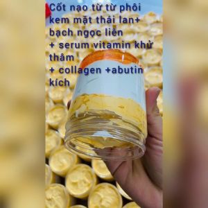 [Dạng đặc]  kem body cốt ủ Thái rỉ dầu vàng trắng bạch Nạo từ phôi mặt Thái 280g