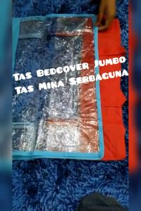 TAS BEDCOVER JUMBO SIZE | TAS BEDCOVER KING SIZE | TAS BEDCOVER | MIKA BEDCOVER | TAS MIKA MULTIFUNGSI | TAS MURAH | TAS SELIMUT | TAS MIKA MURAH