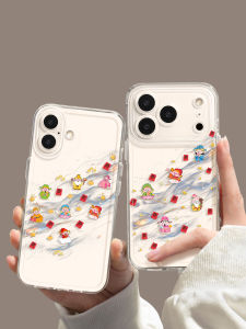 YOUSIDUN | Lucky God Design Creative Transparent Mobile Phone Case for iPhone 18 Pro/Pro Max/17 Pro/16 Pro