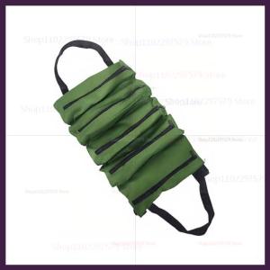 Multi-Purpose Tool Bag Roll Up Organizer Pouch with Multiple Pockets Portable DIY Home Repairs and Professional Use Storage