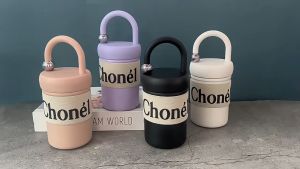 🔥FAST SHIPPING🔥 CHONEL 400ml Portable 316 Stainless Steel Insulated Thermos Cup Coffee Tumbler Winter Lovers Water Bottle