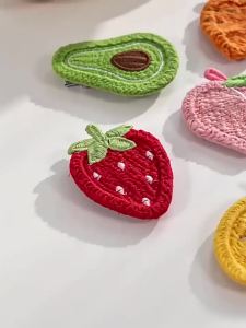 Child-friendly Fruit and Vegetable Decorative Hair Clips