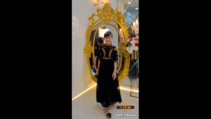 Gamis Anak Lebaran Umur 8-10 Tahun Mahyra Kids Ceruty Babydoll Aplikasi Bordir Ukuran L XL Baju Muslim Anak Perempuan Kekinian Ootd Kondangan Baju Ngaji Remaja Tanggung Warna Hitam Sage