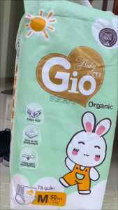 FREE SHIP EXTRA BỈM QUẦN BABY GIO ORGANIC 50 MIẾNG GIÁ RẺ