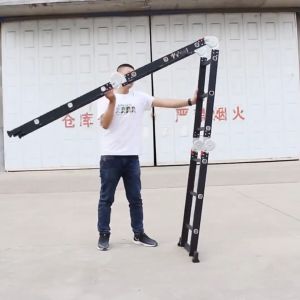 【Extremely Stable】Multi-function Foldable Aluminum Alloy Engineering Ladder Adjustable & Telescoping Suitable for Household Decoration
