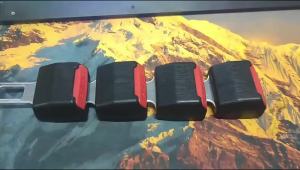 BLALION 2PCS Car Seat Belt Slot Fixer Safety Belts Lock Buckle Fixing Anti-Slip Silicone Holder Auto Interior Decor Accessories