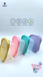 Lunch Box / Tempat Makan Anti Tumpa / Kotak Serbaguna / Multipurpose Box 600ml BPA Free