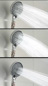 BAOKEMO 3 Modes Shower Head Water Saving Shower Detachable Water Shower Head with Negative Ion Filtration