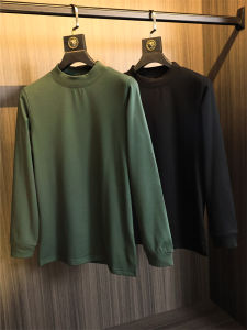 Áo Thun Nam Tay Dài Thoải Mái Mùa Thu Đông Bằng Vải Nỉ Mềm Mại Cổ Cao Ấm Áp Thời Trang Thường Ngày Mùa Thu Mùa Đông