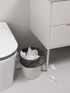 Joybos | Wall Mounted Toilet Use Large Capacity Garbage Bin