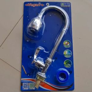 ก๊อกซิงค์ยืน แบบท่ออ่อนหัวปรับน้ำ ด้ามจาบ Vegarr รุ่น V6609F