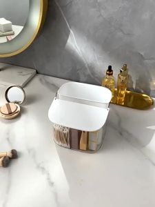 BOSSLU Kotak Penyimpanan Cotton bud Gantung Kotak Penyimpanan Kapas kosmetik kecantikan multifungsi