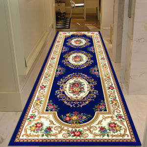 Elegant European Entrance Door Mat Indoor Home Carpet Living Room Kitchen Hallway Stairway Bedroom Corridor Stripe Pattern