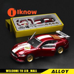 1:42 Ford Mustang Collector Edition Car model Alloy Diecast model with Changeable Car Accesories & Parts Set GT Car Model