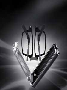 Portable Folding Reading Glasses for Men High Definition Blue Light Blocking Bifocal Eyeglasses Durable Prescription Glasses