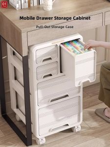 Portable A4 Document Drawer Storage Cabinet No-Assembly Required