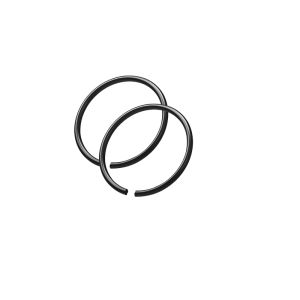 OPPU | Black Steel Wire Retaining Ring