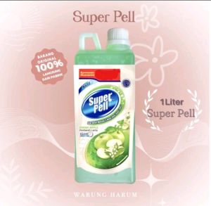 Super Pell Sabun Cair Pembersih Lantai Dan Pewangi 1 Liter Repack