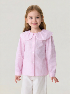 Marc&Janie | Fresh Striped Collar Girls Blouse