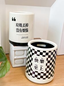 Thùng Rác Hai Lớp Dung Tích Lớn Sang Trọng Đơn Giản Dễ Thương Cho Phòng Khách Phòng Ngủ Thùng Đựng Rác Bằng Nhựa Hình Tròn Có Thể Xoay