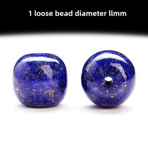 Fidelity Natural Raw Ore Lapis Lazuli Old Type Barrel Beads Pot Cover Knob Spacer Beads DIY Jingang Xingyue Monkey Head Pick up Accessories