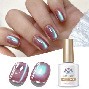 BORN PRETTY 10ml Pink Color Cat Magnetic Gel Water Light Glitter Color Soak Off UV Gel Semi Permanent Manicure Nail Art Varnish