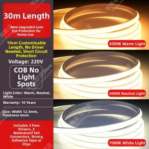 Hagesi | Waterproof Super Bright Self-adhesive LED Light Strip 220V