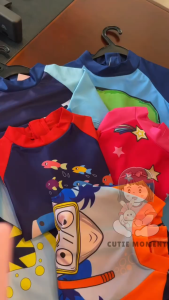 Baju renang perempuan baju renang lelaki baju renang budak short Sleeve Kids Children Swimming Swim Suit baju renang budak perempuan