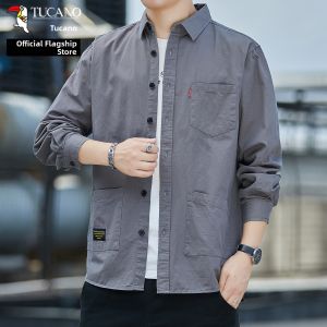 TUCANO | Pure Cotton Seven-eighths Sleeve Shirt for Middle-aged Men