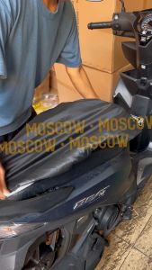 JOK MOTOR / PELINDUNG DUDUKAN MOTOR MATIC 2 UKURAN POLOS COVER JOK MOTOR WATERPROOF SARUNG JOK MOTOR ANTI AIR MATIC BEAT SCOOPY VARIO MIO FINO KHARISMA PLUG AND PLAY QUALITY BRAND MOSCOW ORIGINAL