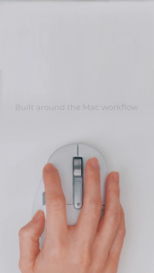 BenQ INFTYLAB M Mouse PS01 Ergonomic Optimized for Mac Devices Bluetooth 2.4GHz