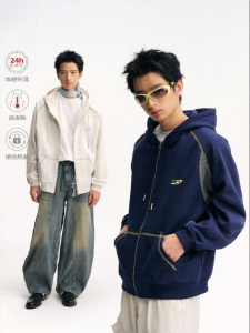 JNXS | Insulated Hooded Sweatshirt Warm Casual Sweater