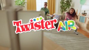 Hasbro Gaming Twister Air Game AR App Play Game with Wrist and Ankle Bands (100.0% Original)