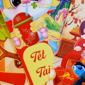 Set 10 Phong Bao Lì Xì Tết Truyền thống Xương Rồng Nhỏ