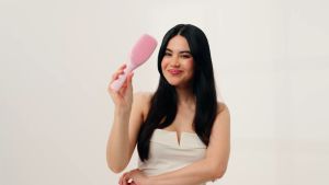 Lược Tangle Teezer The Ultimate Detangler gỡ rối tối ưu tóc thẳng xoăn chải được tóc ướt