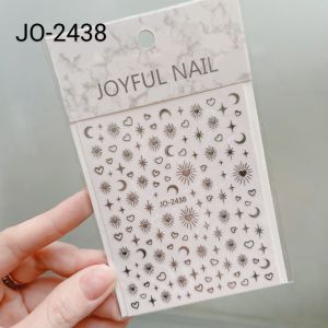 Sticker dán móng trang trí nail hình trái tim mẫu mới nhất