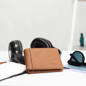 VONA Oscar Wallet - Dompet Pria Lipat 2 Pendek Kulit PU Premium