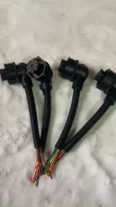 COMBO 10 giắc cắm đui đèn xe tải đèn hậu 8 chân tròn