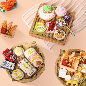 DIY Candy Toy Small Kit Material Package Kids Play House Toy Painted Graffiti Handmade Artificial Food Package