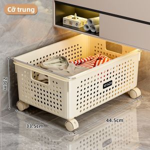 evesigar | Giỏ Giặt Có Bánh Xe Di Động