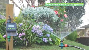 RainPoint Digital Hose Faucet Timer Rain Sensor Programmable IPX4 Waterproof Auto Garden Irrigation