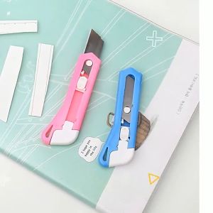 Pisau Cutter Pemotong kertas Cutter atau Alat Pemotong mini Serbaguna dengan Desain warna Menarik