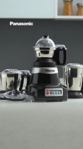 Panasonic 3-in-1 2000W SUS Mixer Grinder MX-AE365 | MX-AE365KSK | Stainless Steel Jars | Multi-Purpose | Blender