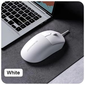 NexusClick Hot Sale USB Wired Optical Mouse Ergonomic Neutral Design Office Gaming Mice for Desktop Laptop PC Business Daily Us